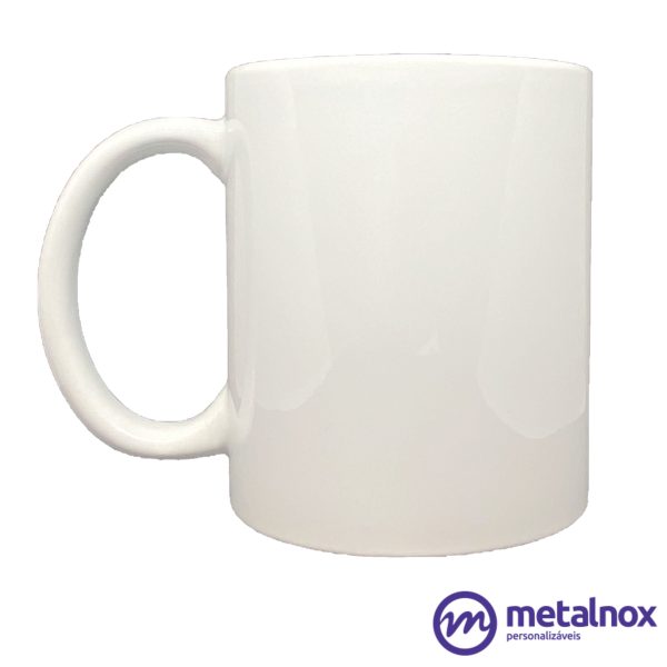 Caneca Branca 325ml Metalnox para Sublimação