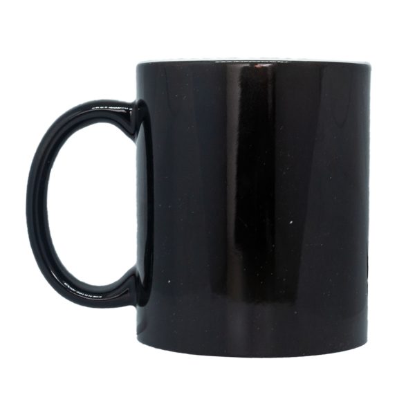 Caneca Mágica Preta Brilho Live 325ml para Sublimação