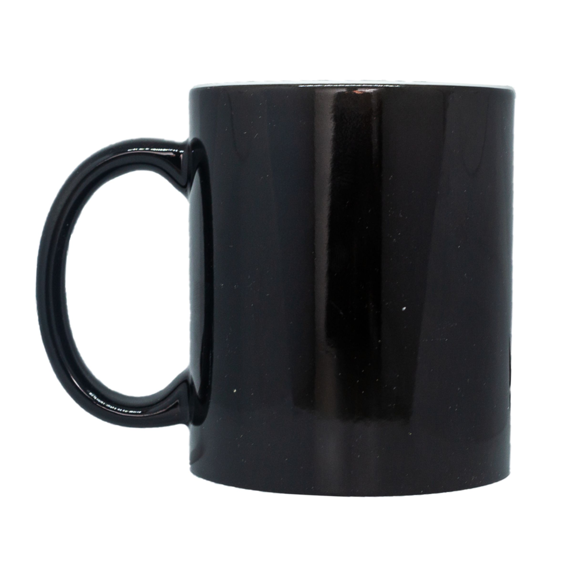 Caneca Mágica Preta Brilho Live 325ml para Sublimação