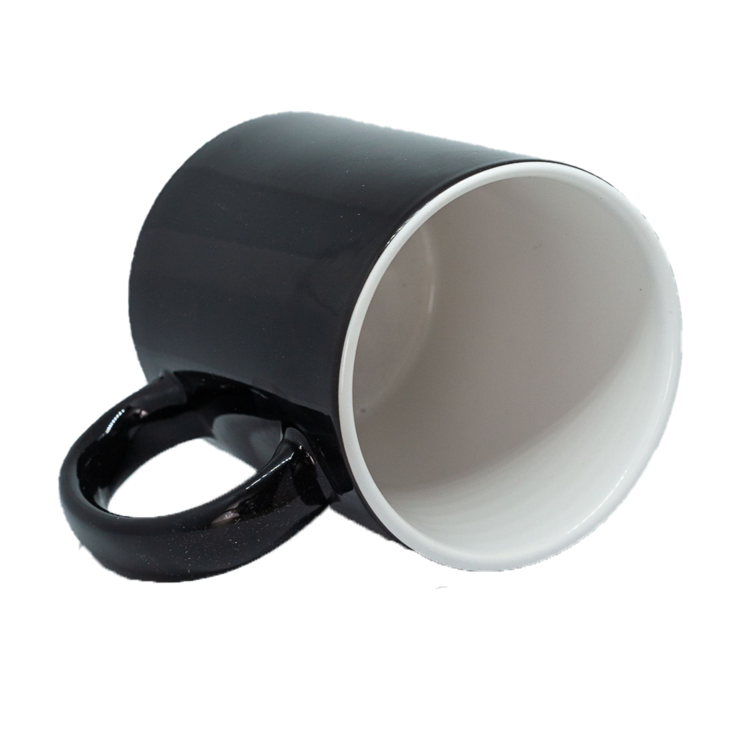 Caneca Mágica Preta Brilho Live 325ml para Sublimação - Imagem 3