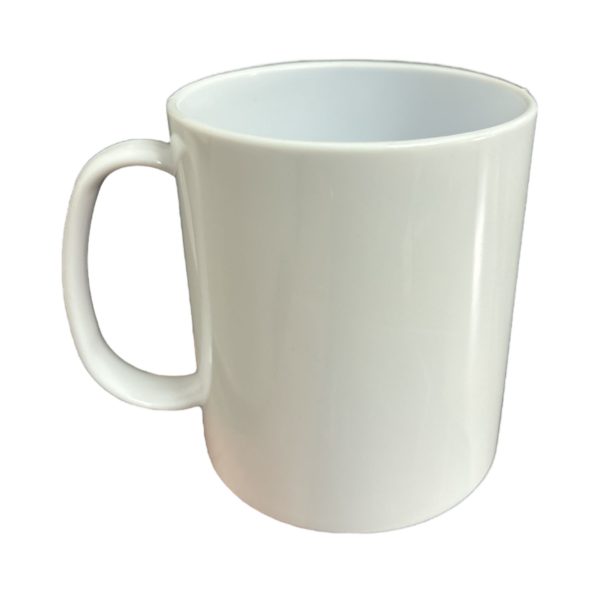 Caneca de Polímero para Sublimação Branca Premium 325ml