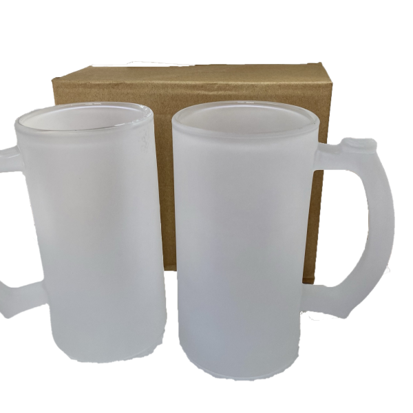 Caneca de Chopp Jateada Live 475ml para Sublimação